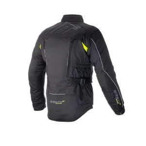Chaqueta para Moto Seventy SD-JT41 Negro/Amarillo Fluor - Imagen 2