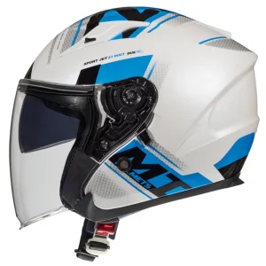 Casco de Moto MT Helmets - AVENUE SV SIDEWAY C7 AZUL PERLA BRILLO - Imagen 2