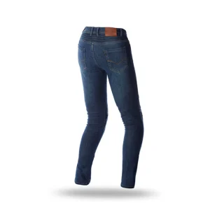 Jeans Para Moto Mujer Seventy SD-PJ8 Slim Azul Oscuro - Imagen 2