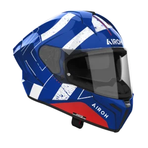 Casco Airoh Matryx Scope Light Azul/Rojo Brillo - Imagen 2