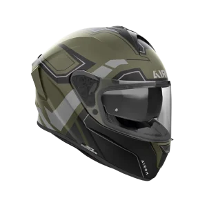 Casco Airoh Spark 2 Dart Militar Verde Mate - Imagen 2