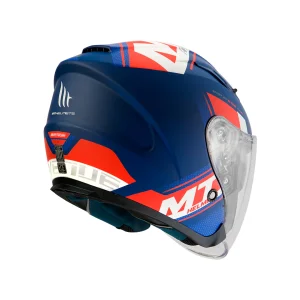 Casco de Moto MT Helmets - Avenue SV Sideway J0 Blanco / Perla Mate - Imagen 3