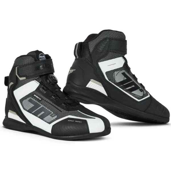 Botas-Seventy-SD-BR3-Veloce-Pro-Negro-Blanco