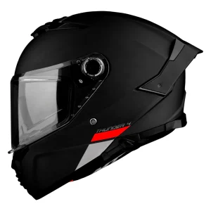 Casco MT Helmets Thunder 4 SV Solid A1 Negro Mate + Pinlock Incluido - Imagen 2