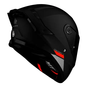 Casco MT Helmets Thunder 4 SV Solid A1 Negro Mate + Pinlock Incluido - Imagen 3