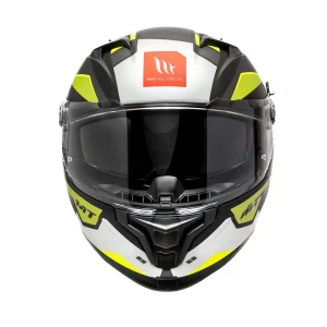 Casco MT Helmets Braker SV B3 Pursuit Amarillo Fluor - Imagen 4