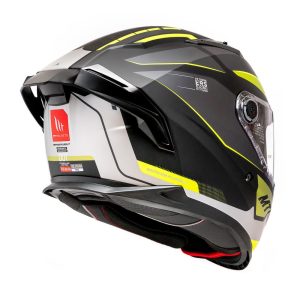 Casco MT Helmets Braker SV B3 Pursuit Amarillo Fluor - Imagen 5