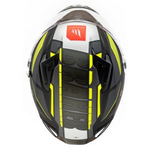 Casco MT Helmets Braker SV B3 Pursuit Amarillo Fluor - Imagen 7