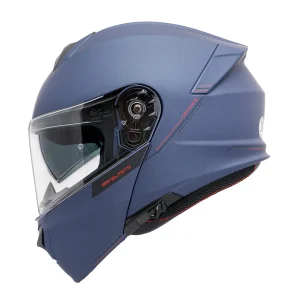 Casco de Moto abatible MT Helmets Genesis SV Azul Mate - Imagen 3