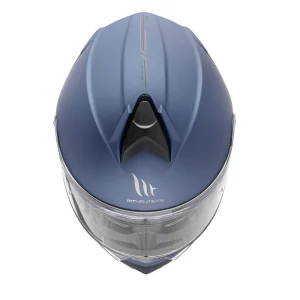 Casco de Moto abatible MT Helmets Genesis SV Azul Mate - Imagen 7