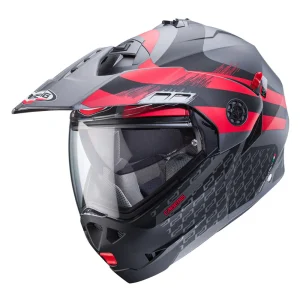 Casco de Moto Doble Proposito CABERG Tourmax X Sarabe RED - Imagen 3