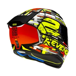 Casco de Moto MT Helmets - Revenge 2 Baye A5 Rojo Brillo + Mica Dark de regalo - Imagen 3