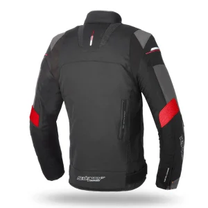 Chaqueta para Moto Seventy SD-JR69 Invierno Racing Hombre Negra/Rojo - Imagen 2
