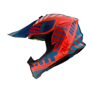 Casco de Moto MT Falcon Energy B14 Naranja Fluor Brillo - Imagen 3