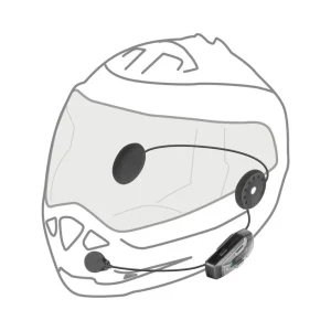 Intercomunicador para Moto Interphone UCOM6R Single + Parlantes HD - Imagen 4