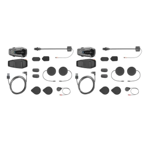 Intercomunicador para Moto Interphone UCOM6R Doble + Parlantes HD - Imagen 6