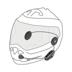 Intercomunicador para Moto Interphone UCOM7R Doble + Parlantes HD - Imagen 6