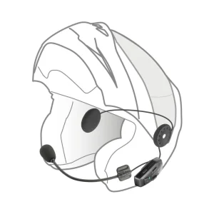 Intercomunicador para Moto Interphone UCOM7R Doble + Parlantes HD - Imagen 7