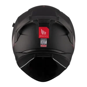 Casco MT Helmets Braker SV Solid A1 Negro Mate - Imagen 7