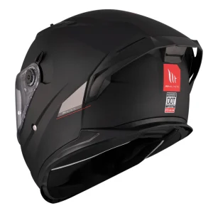 Casco MT Helmets Braker SV Solid A1 Negro Mate - Imagen 8