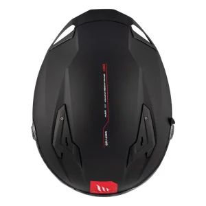 Casco MT Helmets Braker SV Solid A1 Negro Mate - Imagen 9