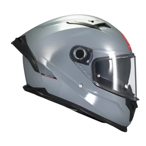 Casco MT Helmets Braker SV Solid A12 Gris Brillo - Imagen 4