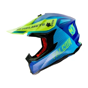 Casco de Moto MT Falcon System C3 Amarillo Fluor Brillo - Imagen 2