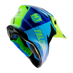 Casco de Moto MT Falcon System C3 Amarillo Fluor Brillo - Imagen 3