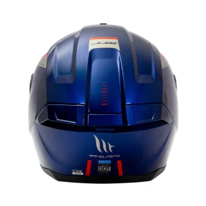 Casco de Moto MT Helmets Hummer Solid A7 Azul Brillo + Pantalla Dark - Imagen 5