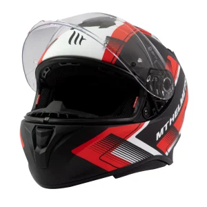 Casco de Moto MT Helmets Targo IVY D5 Rojo Mate - Imagen 3