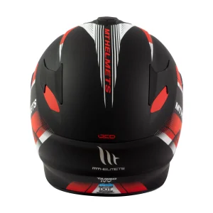 Casco de Moto MT Helmets Targo IVY D5 Rojo Mate - Imagen 5