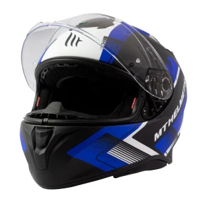 Casco de Moto MT Helmets Targo IVY D7 Azul Mate - Imagen 3
