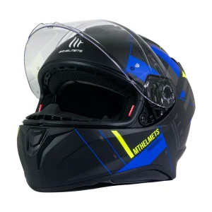 Casco de Moto MT Helmets Targo Veneris A1 Azul Mate - Imagen 3