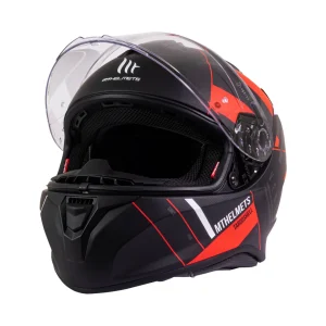 Casco de Moto MT Helmets Targo Veneris A4 Rojo Mate - Imagen 3