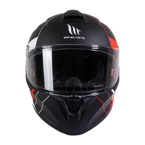 Casco de Moto MT Helmets Targo Veneris A4 Rojo Mate - Imagen 4