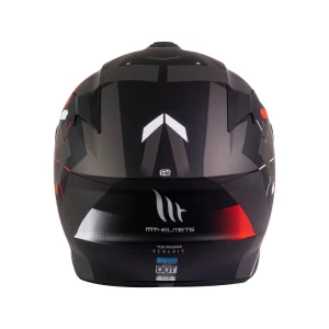 Casco de Moto MT Helmets Targo Veneris A4 Rojo Mate - Imagen 5