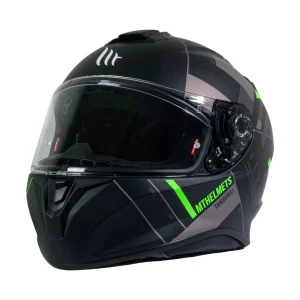 Casco de Moto MT Helmets Targo Veneris B6 Verde Fluor - Imagen 2