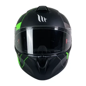 Casco de Moto MT Helmets Targo Veneris B6 Verde Fluor - Imagen 4