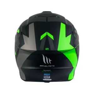 Casco de Moto MT Helmets Targo Veneris B6 Verde Fluor - Imagen 5
