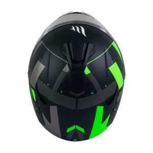 Casco de Moto MT Helmets Targo Veneris B6 Verde Fluor - Imagen 6