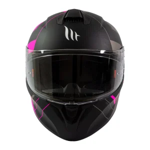 Casco de Moto MT Helmets Targo Veneris B8 Rosa Mate - Imagen 4