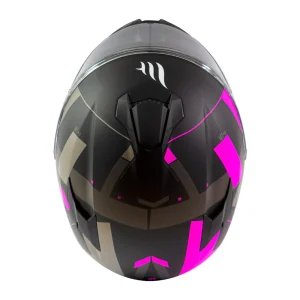 Casco de Moto MT Helmets Targo Veneris B8 Rosa Mate - Imagen 6