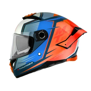 Casco MT Helmets Thunder 4 SV Pental B4 Naranja Perla - Imagen 2