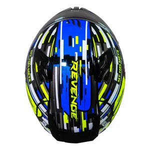 Casco de Moto MT Helmets - Revenge 2 Baye A7 Azul Brillo+ Mica Dark de regalo - Imagen 6