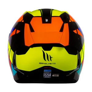 Casco de Moto MT Helmets - Revenge 2 Scalpel C3 Amarillo Fluor Brillo+ Mica Dark de regalo - Imagen 5