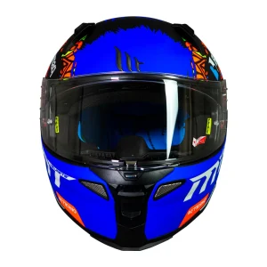 Casco de Moto MT Helmets - Revenge 2 Moto 3 A1 Negro Mate + Mica Dark de regalo - Imagen 4