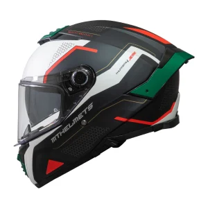 Casco MT Helmets Thunder 4 SV Jerk B6 Verde Perla Mate + Pinlock Incluido - Imagen 2
