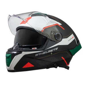 Casco MT Helmets Thunder 4 SV Jerk B6 Verde Perla Mate + Pinlock Incluido - Imagen 3