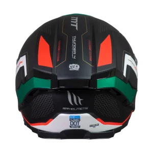 Casco MT Helmets Thunder 4 SV Jerk B6 Verde Perla Mate + Pinlock Incluido - Imagen 5