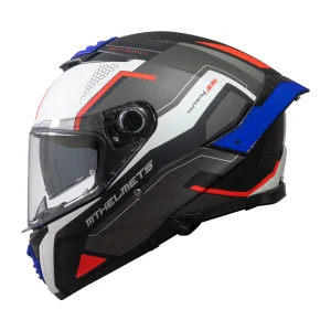 Casco MT Helmets Thunder 4 SV Jerk B7 Azul Perla Mate + Pinlock Incluido - Imagen 2